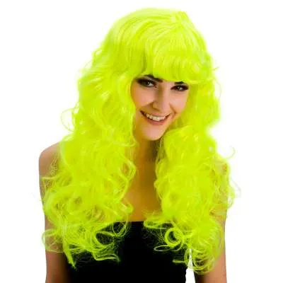 Neon Yellow Wig
