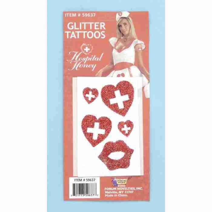 Nurse Glitter Tattoos