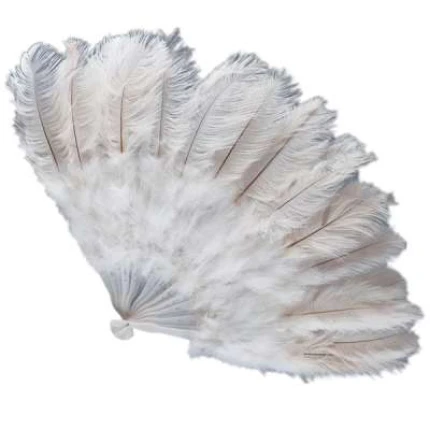 Ostrich Feather Fan 08562