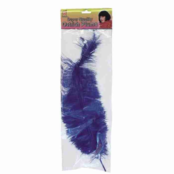 Ostrich Feathers Blue 24inch