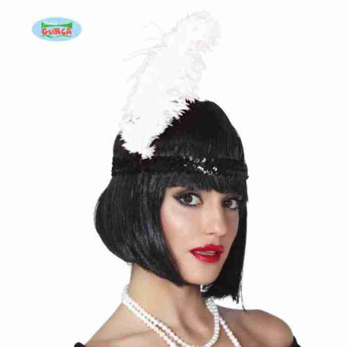 Ostrich Feathers White 30 cm