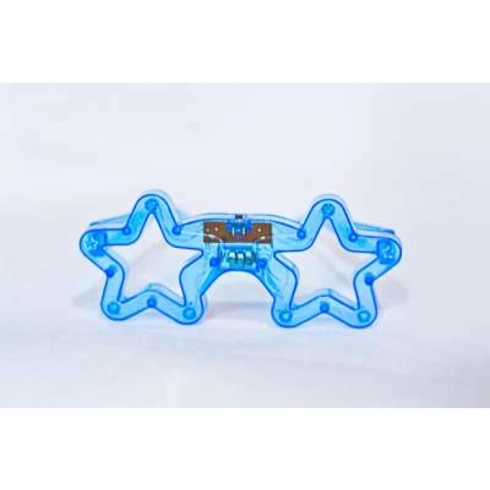 Party Glasses Blue Star - Image 1