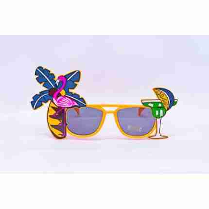 Party Glasses Hawaiin Tropical