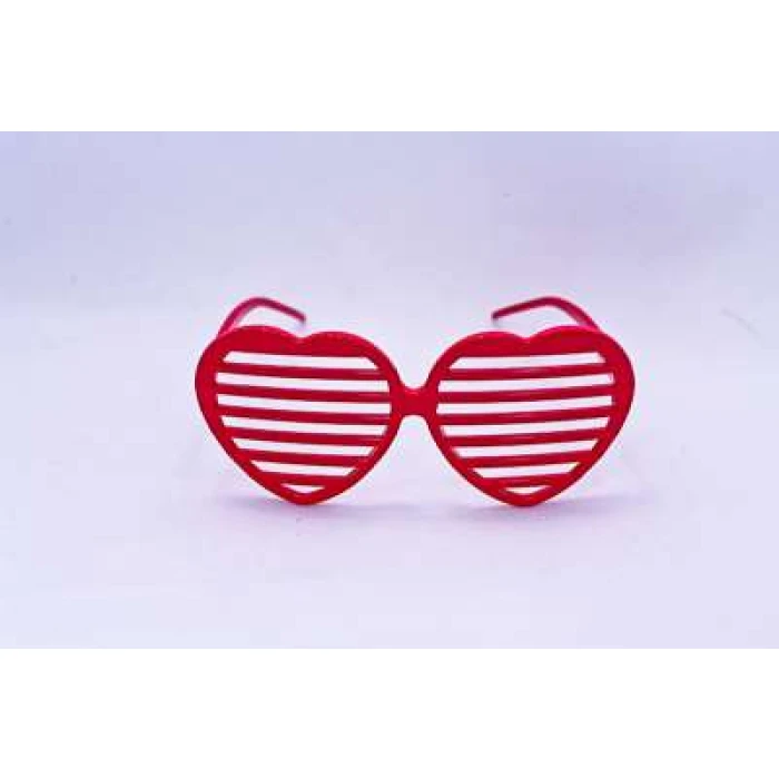 Party Glasses Heart Grid - Image 1