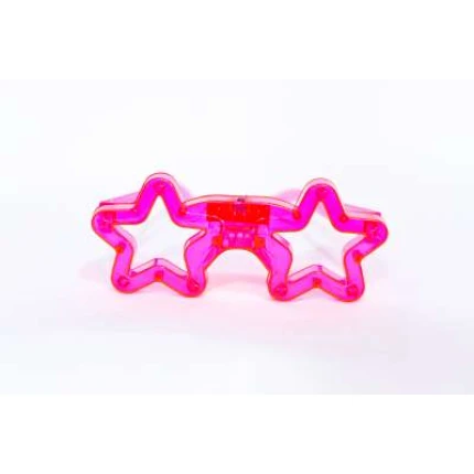 Party Glasses Pink Star