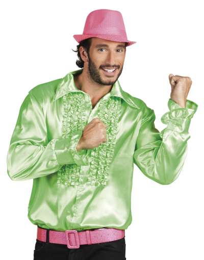 Party Shirt Lime Green 02121