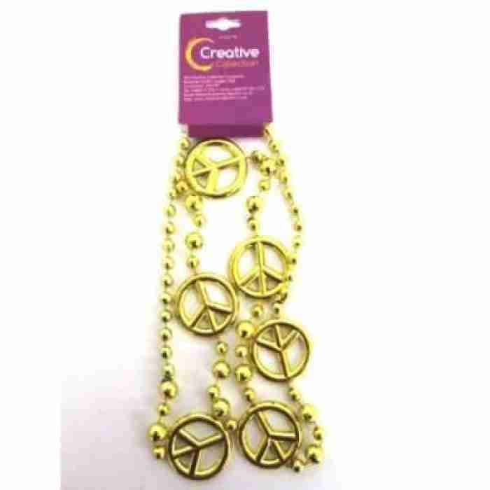 Peace Necklace Gold img