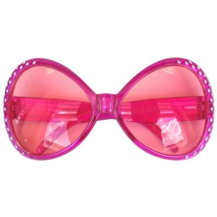 Pink Rhinestone Glasses - Image 1