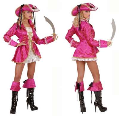 Pirate Captain Pink Ladies Costume 9028 img