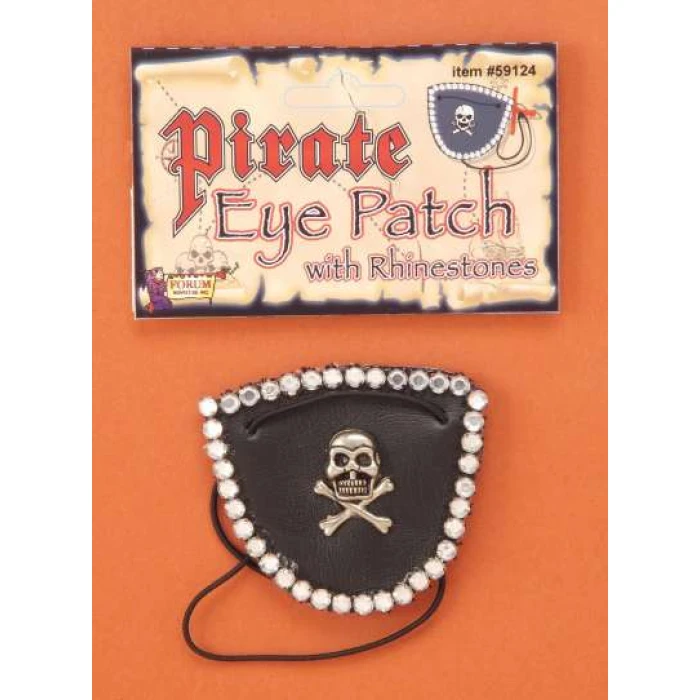 Pirate Eyepatch w/ Rhinestones - Image 1