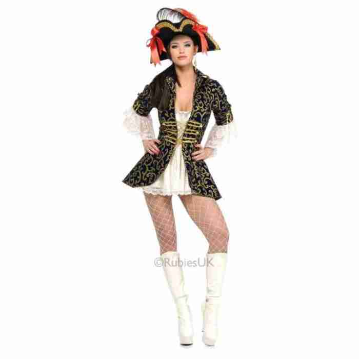 Pirate Hat Black Velvet 49585