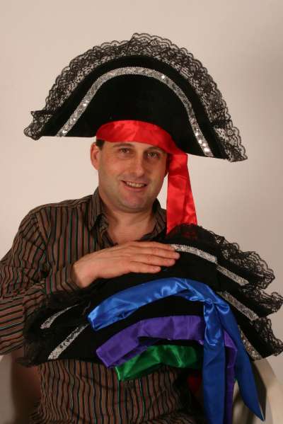Pirate Hat w Ribbons H67252