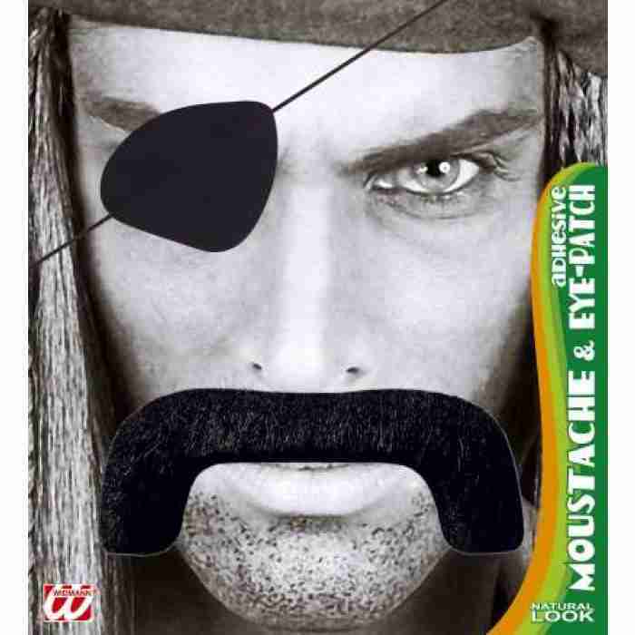 Pirate Moustache and Eye Patches 0848C