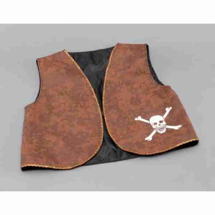 Pirate Waistcoat Brown BA022