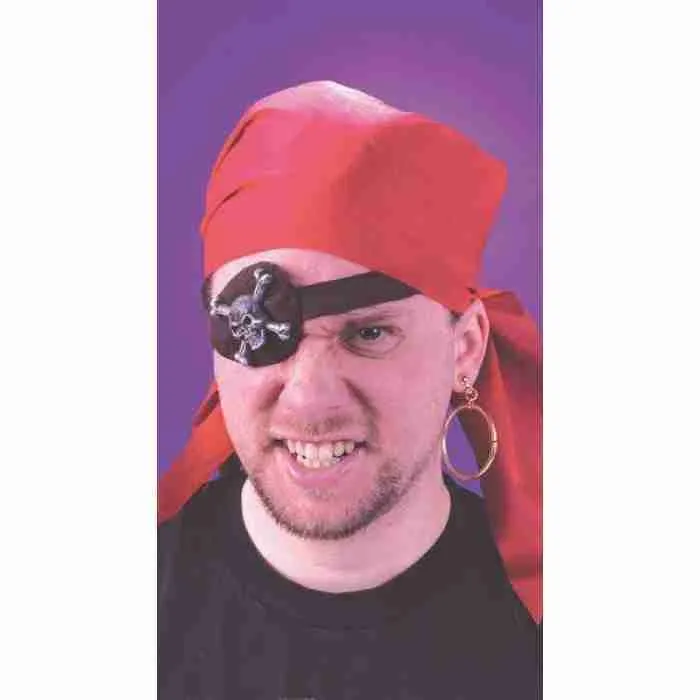 Pirates Eye Patch and Earring - Carnival Store