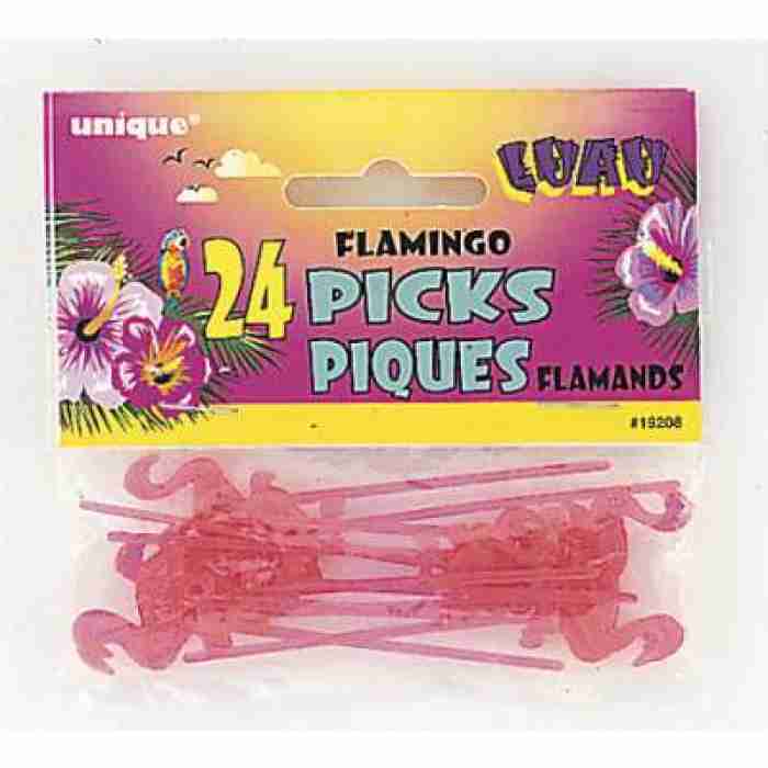 Plastic Flamingo Picks 19208