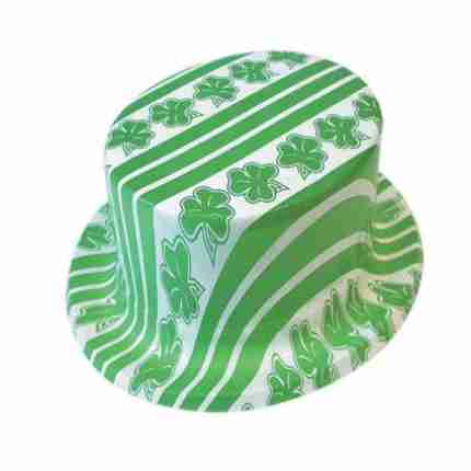 Plastic Shamrock Top Hat 11240