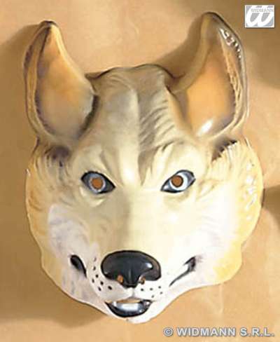 Plastic Wolf Mask - Carnival Store