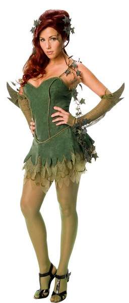 Poison Ivy with glovelets headpiece and leaf boa img