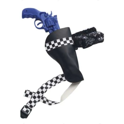 Police Gun & Holster w/ Garter