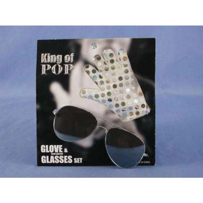 Pop Star Sunglasses & Glove - Image 1