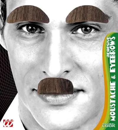 Professor Moustaches and Eyebrows - Brown