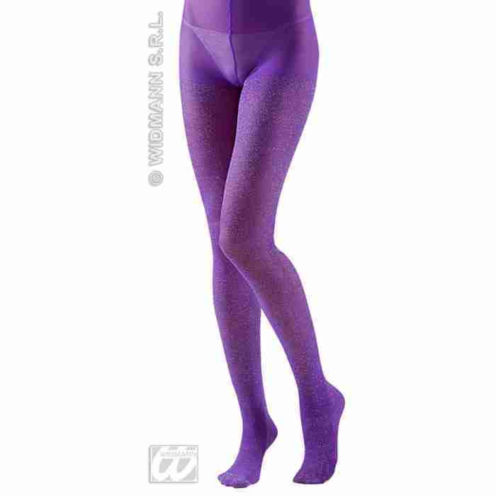 Purple Glitter Tights XL 2097L a