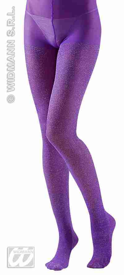 Purple Glitter Tights XL 2097L a