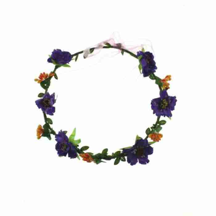 Purple Sunflower Hair Garland ZHG15012PRP