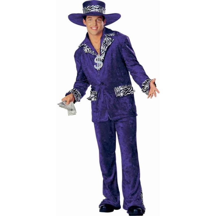 Purple Velvet Big Poppa Hat