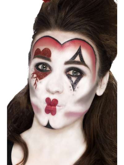 Queen Of Hearts Make Up Kit with Face Paints 44409
