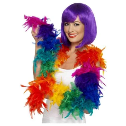 Rainbow Feather Boa