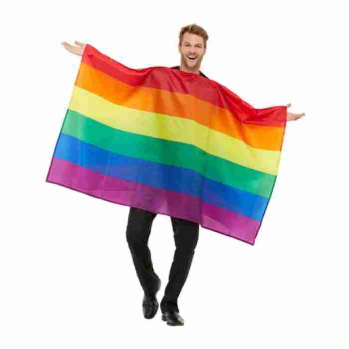 Rainbow Flag Costume Multi Coloured 50978