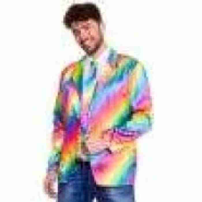 Rainbow Jacket and Bow Tiem EM 3259