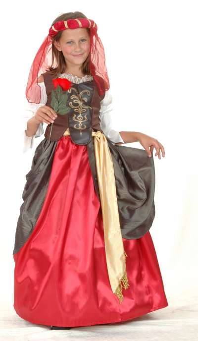 Renaissance Girl Child Costume U37374 img