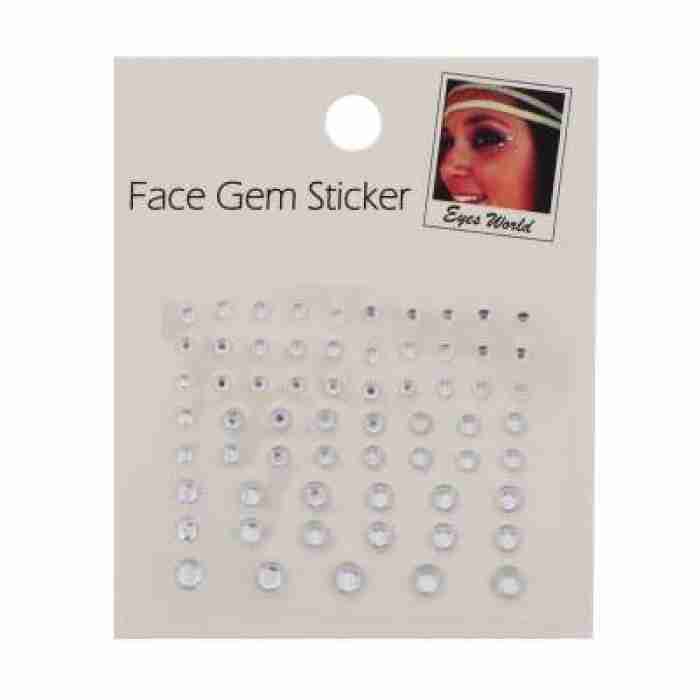 Rhinestone Face Stickers Crystals Diamond img