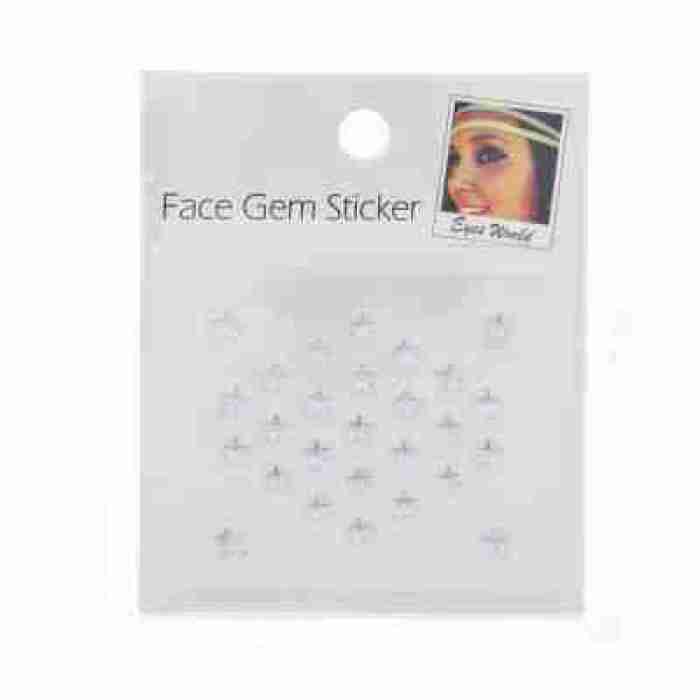Rhinestone Face Stickers Crystals Star colors img