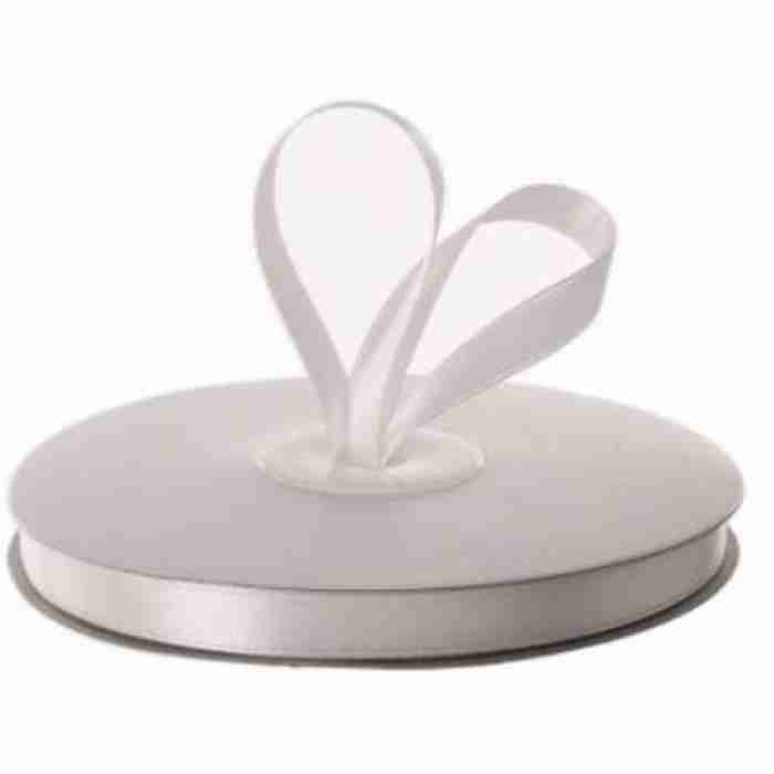 Ribbon Satin White 9mm