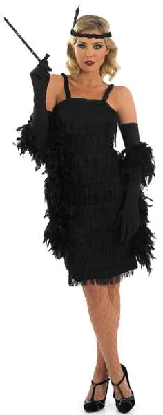 Roaring 20s Girl Black
