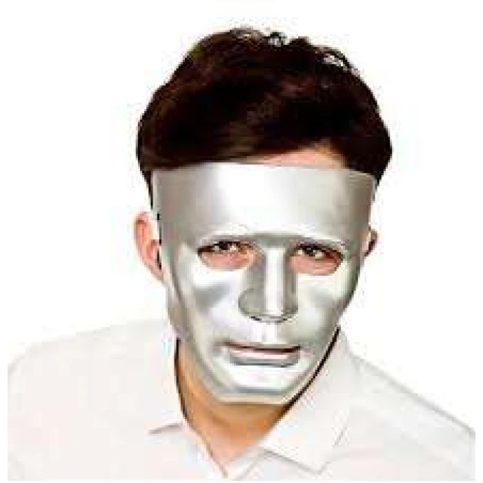 Robot Mask Silver - Image 1