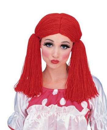 Rog Doll Girl Wig Red 50825 img