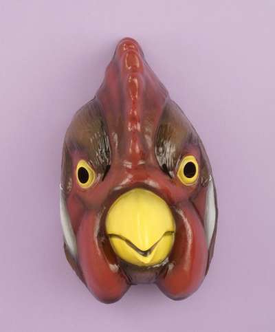 Rooster Mask Plastic