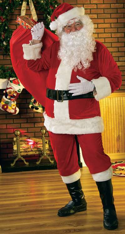 Traditional on sale santa suit