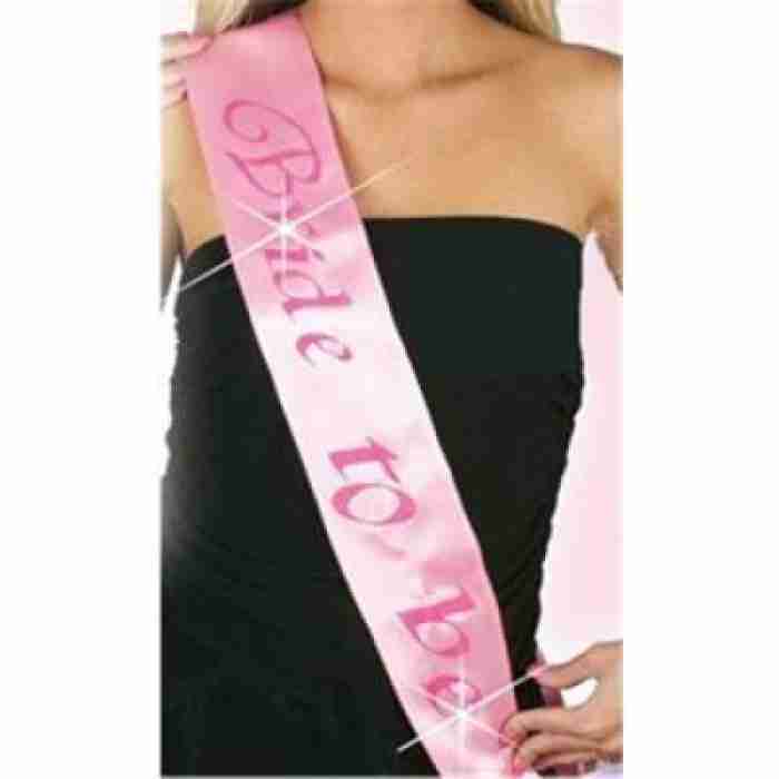 Sash Bride To Be Pink Flashing FSBTBP img