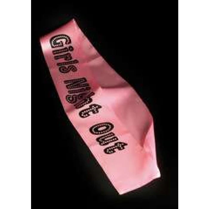 Sash- Girls Night Out Miss Behave Pink - Image 1