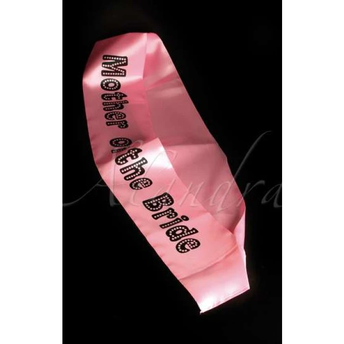 Sash- Mother Of The Bride Miss Behave Pink - Image 1