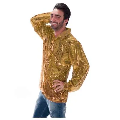 Sequined Gold Shirt