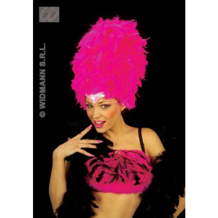 Sequinned Feather Headdress - Image 1