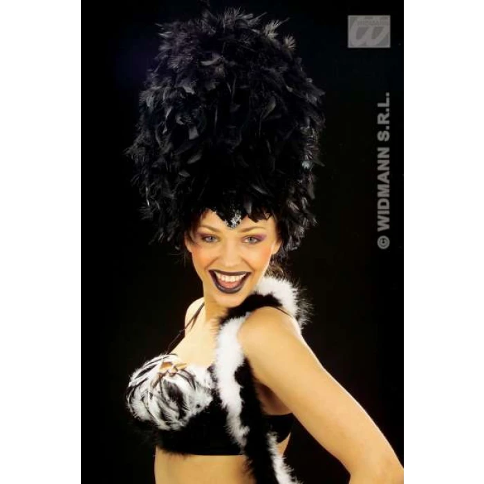 Sequinned Feather Headdress - Image 1