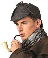 Sherlock Holmes Deer stalker hat